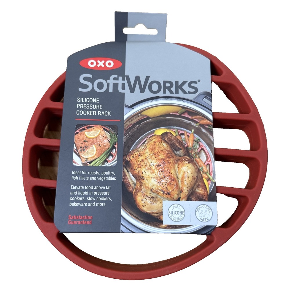 OXO Good Grips Silicone Pressure Cooker Rack that Doubles as a Trivet!